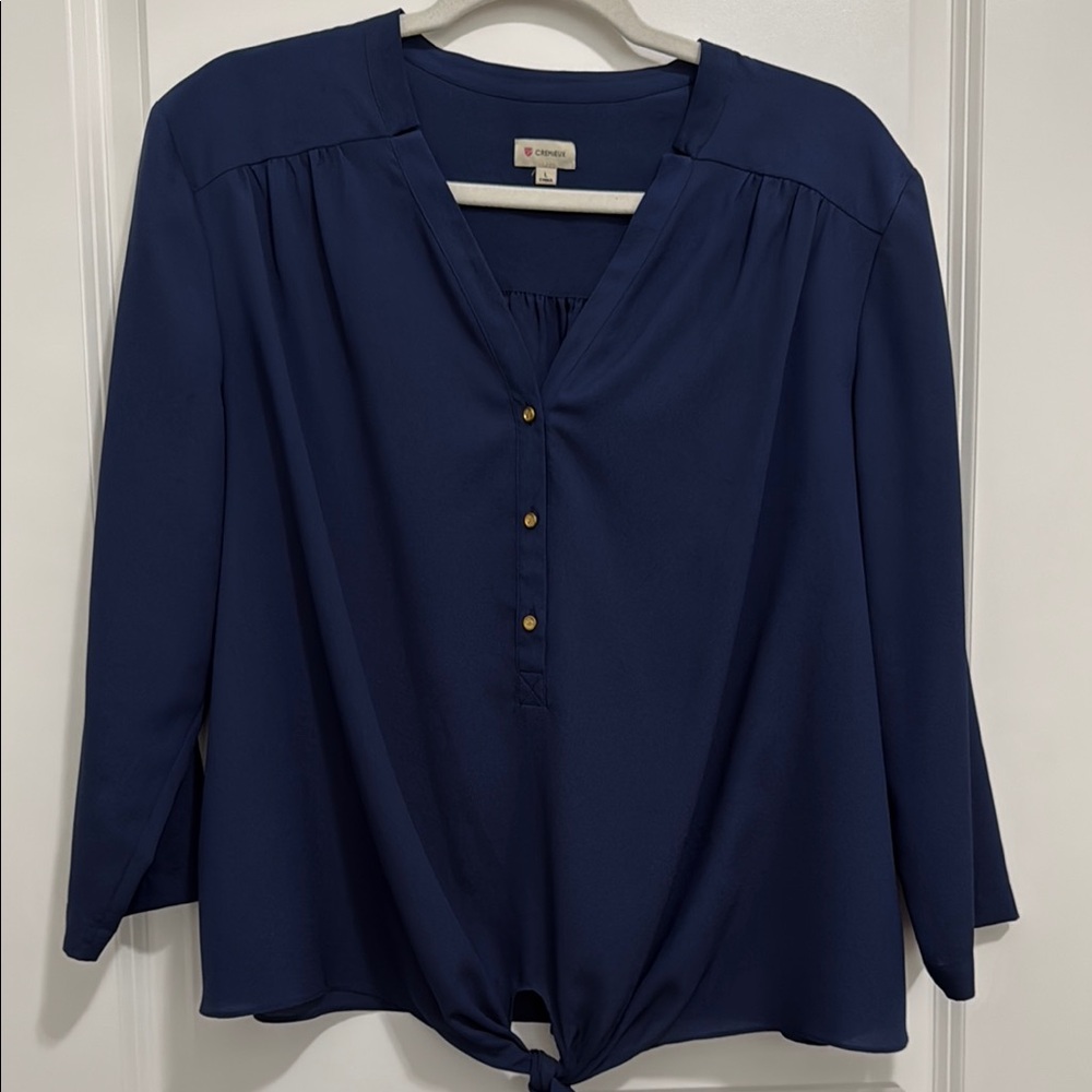 Women's Navy Blouse